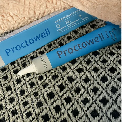 Foto del paquete de Proctowell enviada por una compradora